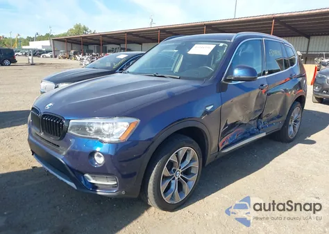 2017 BMW X3 xDrive28I from USA, damaged, VIN 5UXWX9C30H0W72215